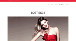 Desktop Screenshot of boetiek92.nl